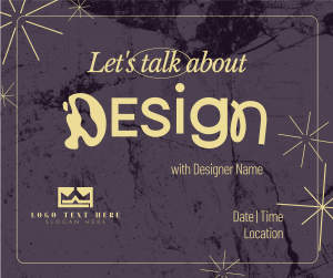 Minimalist Design Seminar Facebook post Image Preview