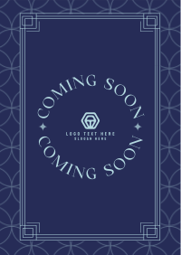 Coming Soon Art Deco Poster Image Preview