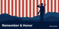 Memorial Day Salute Twitter post Image Preview