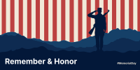 Memorial Day Salute Twitter Post Image Preview