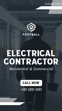  Electrical Contractor Service Instagram Reel Design