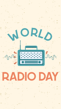 Simple Radio Day Instagram Story Design