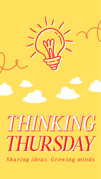 Thinking Thursday Ideas TikTok video Image Preview
