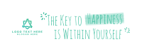 Happiness Within Yourself Facebook Cover Design