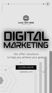 Digital Marketing Technology YouTube Short Design