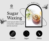 Sugar Waxing Salon Facebook Post Design