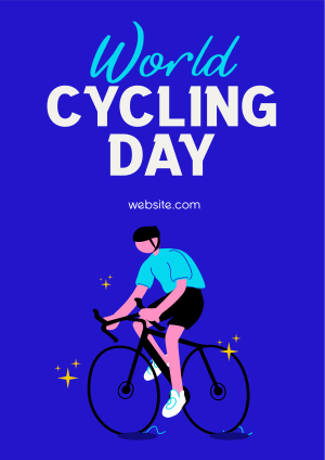 Cycling Day Flyer Image Preview