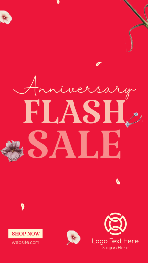 Anniversary Flash Sale Facebook story Image Preview