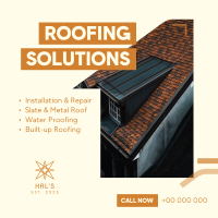 Roofing Solutions Instagram Post Image Preview
