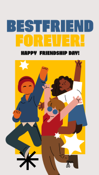 Embracing Friendship Day Facebook story Image Preview