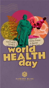 World Health Day Collage Instagram Story Design