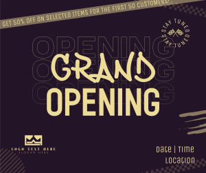 Street Grand Opening Facebook post Image Preview