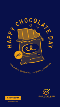 Free Chocolate Facebook Story Design