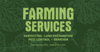 Rustic Farming Services Facebook Ad Design