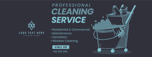 Cleaning Professionals Facebook Cover Design Image Preview