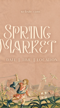 Rustic Spring Sale Instagram Story Design