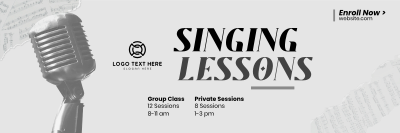 Singing Lessons Twitter header (cover) Image Preview