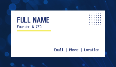 Digital Tech Business Card