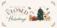 Closed for the Holidays Twitter post Image Preview