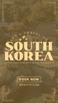 Travel to Korea TikTok video Image Preview