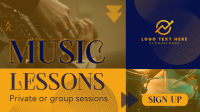 Cool Music Lessons Animation Image Preview