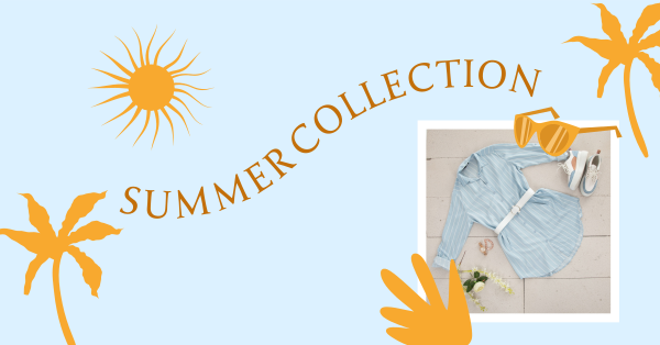 Vibrant Summer Collection Facebook Ad Design Image Preview