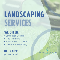 Professional Landscaping Instagram post Image Preview