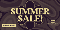 Groovy Summer Sale Twitter post Image Preview