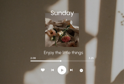 Sunday Music Player Pinterest board cover Image Preview