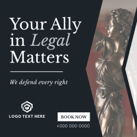 Legal Matters Expert Instagram Post Design
