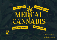 Trusted Medical Marijuana Postcard Image Preview