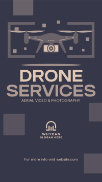 Drone Service Solutions Instagram Story Design