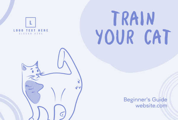 Train Your Cat Pinterest Cover Design Image Preview