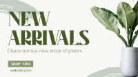 Minimalist Plant Alert Facebook Event Cover Design