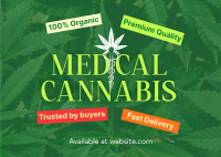 Trusted Medical Marijuana Postcard Image Preview