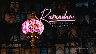 Ramadan Stained Lamp Facebook event cover Image Preview