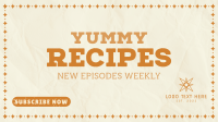Yummy Recipes Video Design