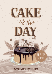 Cake of the Day Poster Design