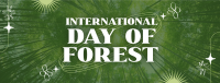 Modern Quirky Day of Forest Facebook cover Image Preview