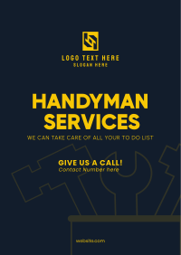 Handyman Professionals Poster Design