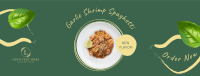 New Flavor Pasta Introduction Facebook Cover Preview