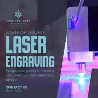 State of the Art Laser Engraving Instagram post Image Preview