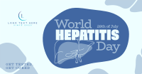 Line Art Hepatitis Day Facebook ad Image Preview