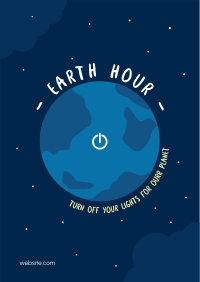 Earth Hour Switch Poster Design