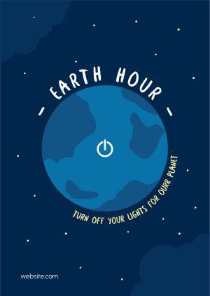 Earth Hour Switch Poster Image Preview