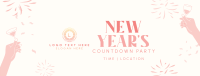 New Year Toast Countdown Facebook cover Image Preview