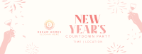 New Year Toast Countdown Facebook cover Image Preview