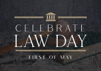 Law Day Celebration Postcard Image Preview