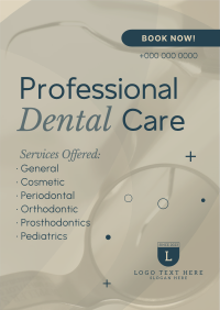 Professional Dental Care Services Flyer Design