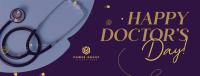Celebrating Doctors Day Facebook Cover Design